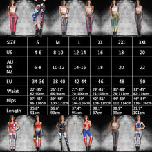New Arrival Women Leggings Halloween Day Party Clown Cosplay Printed Leggins Pants 3D Digital Fitness Trousers